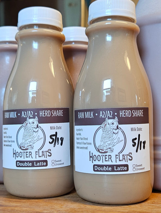 Raw Double Latte Herd Share = 12 0z