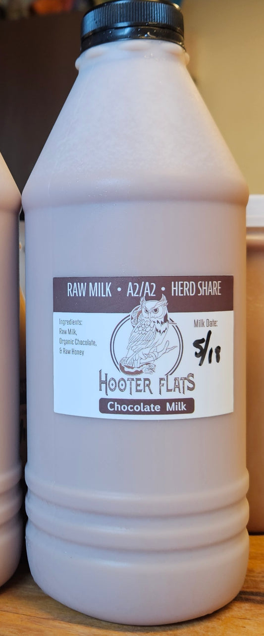 Raw Chocolate Milk Herd Share = 1 quart